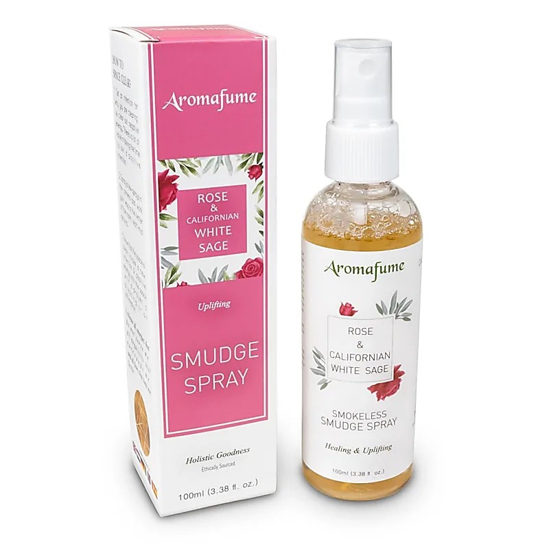 Pokojový sprej Aromafume Bílá šalvěj a růže 100ml