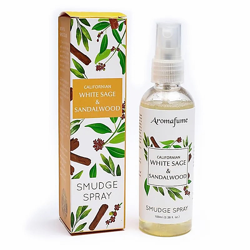 Pokojový sprej Aromafume Bílá šalvěj a Santalové dřevo 100ml