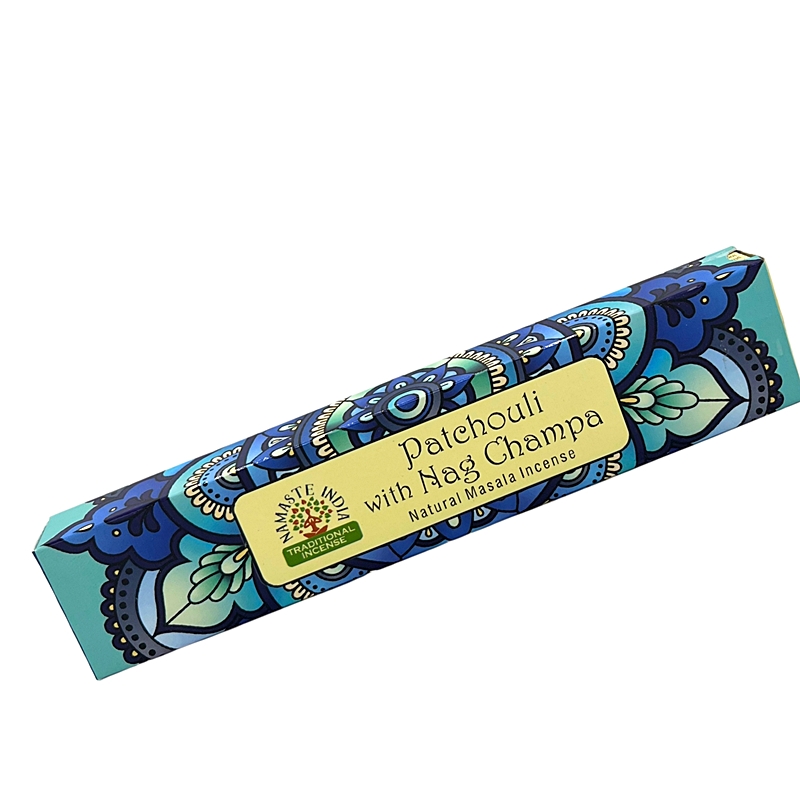 Vonné tyčinky Namaste Mandala Masala Pačuli a Nag Champa 15g