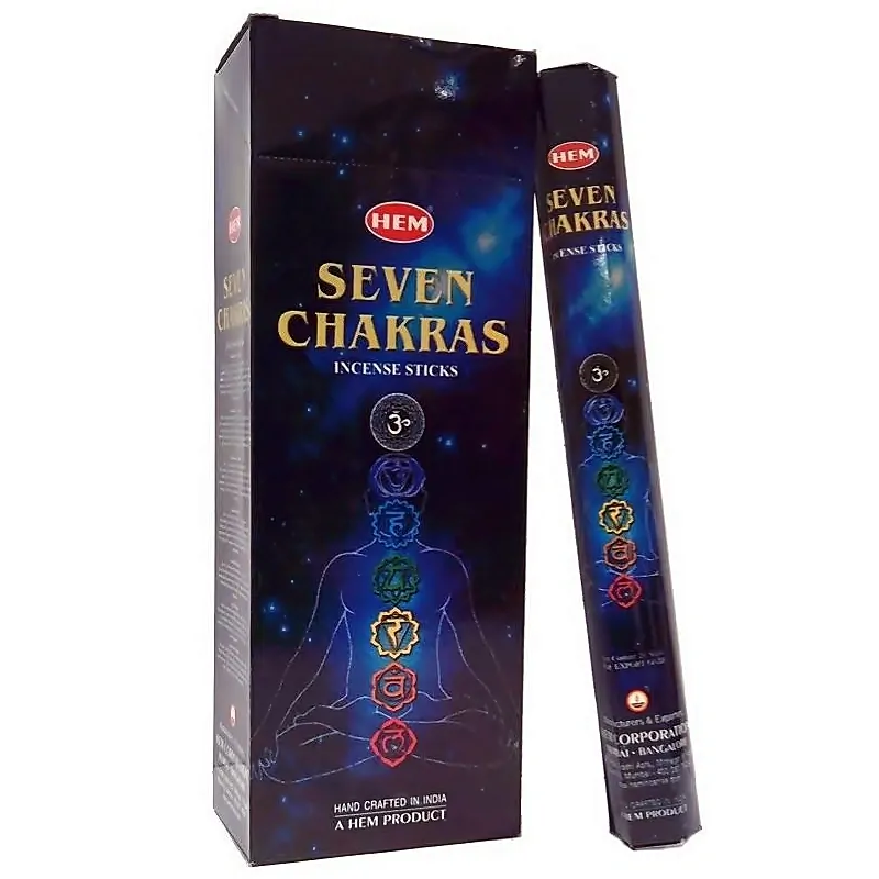 Vonné tyčinky Hem 7 Chakras 21ks