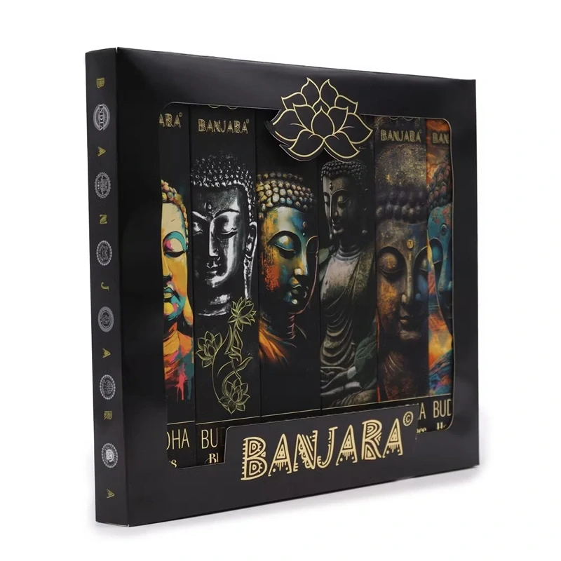 Banjara Buddha vonné tyčinky, dárkový set