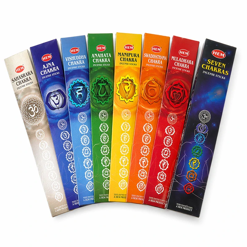 Vonné tyčinky Hem 7 Chakra 7x5ks, 42g.