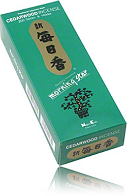 Vonné tyčinky Nippon Morning Star Cedarwood 200ks.