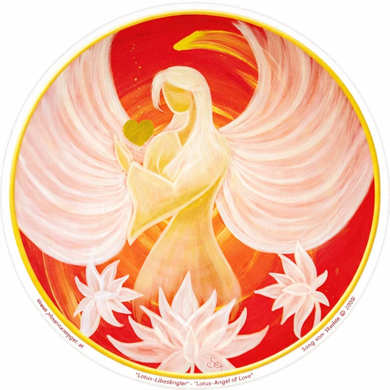 Okenní mandala Lotus Angel of Love 11cm