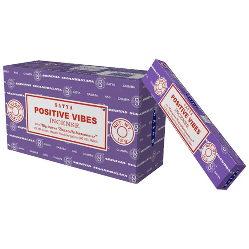 Vonné tyčinky Shrinivas Satya Positive Vibes 15g
