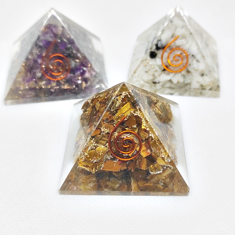 Pyramida Orgonit, tygří oko 45mm