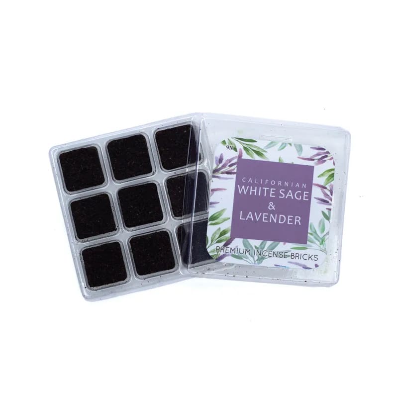 Aromafume Bílá šalvěj a levandule, vonné cihličky 9ks