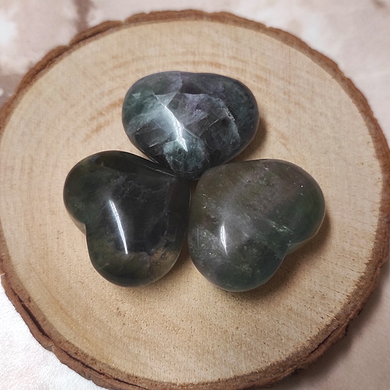 Srdce Fluorit 30mm
