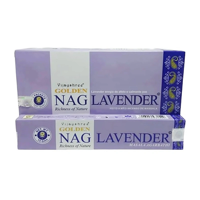 Vonné tyčinky Vijayshree Golden Nag Lavender 15g