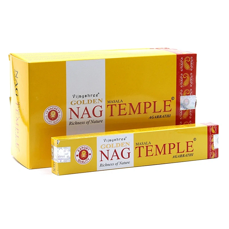 Vonné tyčinky Vijayshree Golden Nag Temple 15g