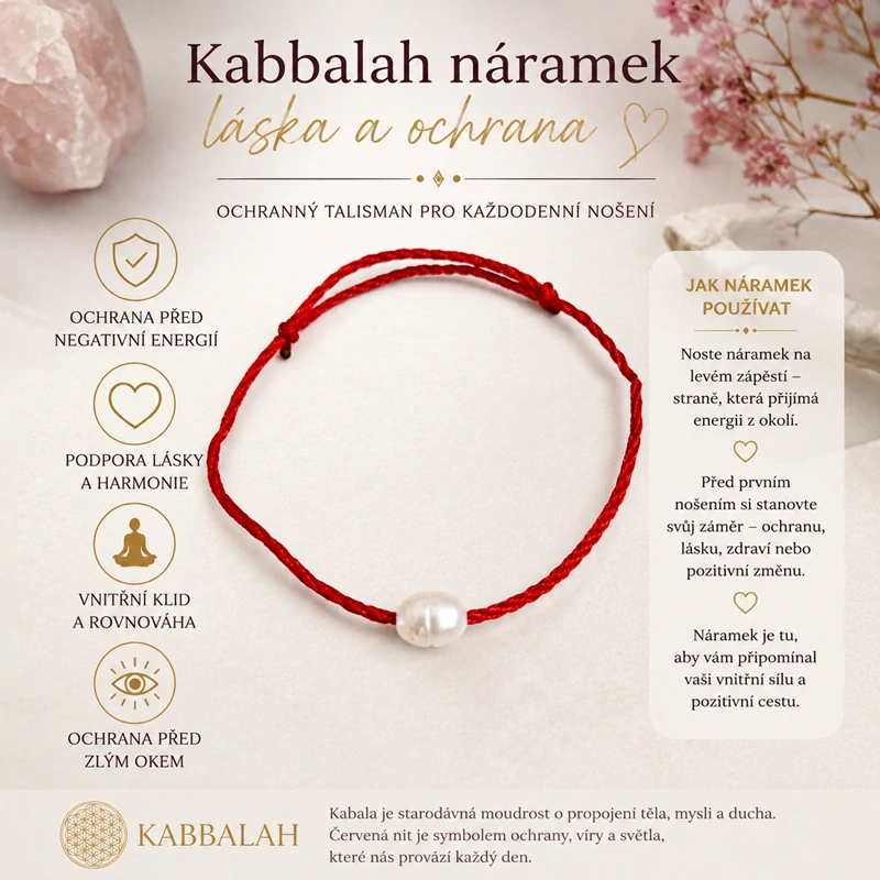 Náramek Kabbalah Láska a ochrana