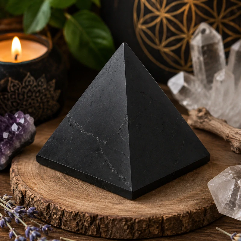 Pyramida Šungit 7cm