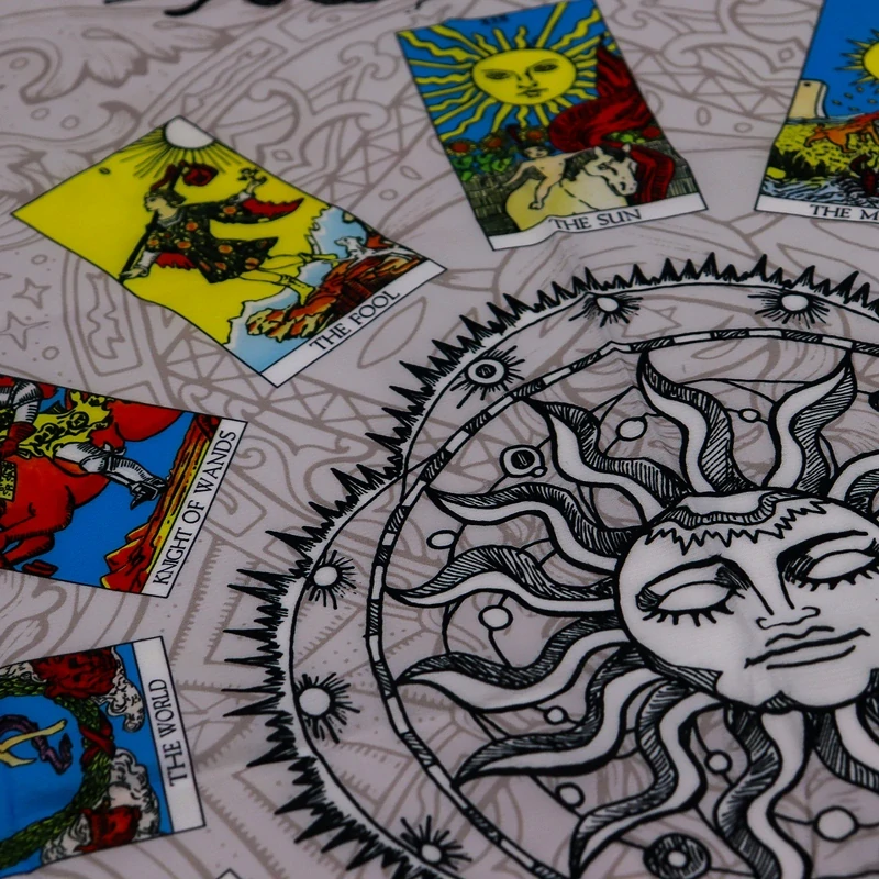 Plátno na tarotový výklad Strom života 75cm