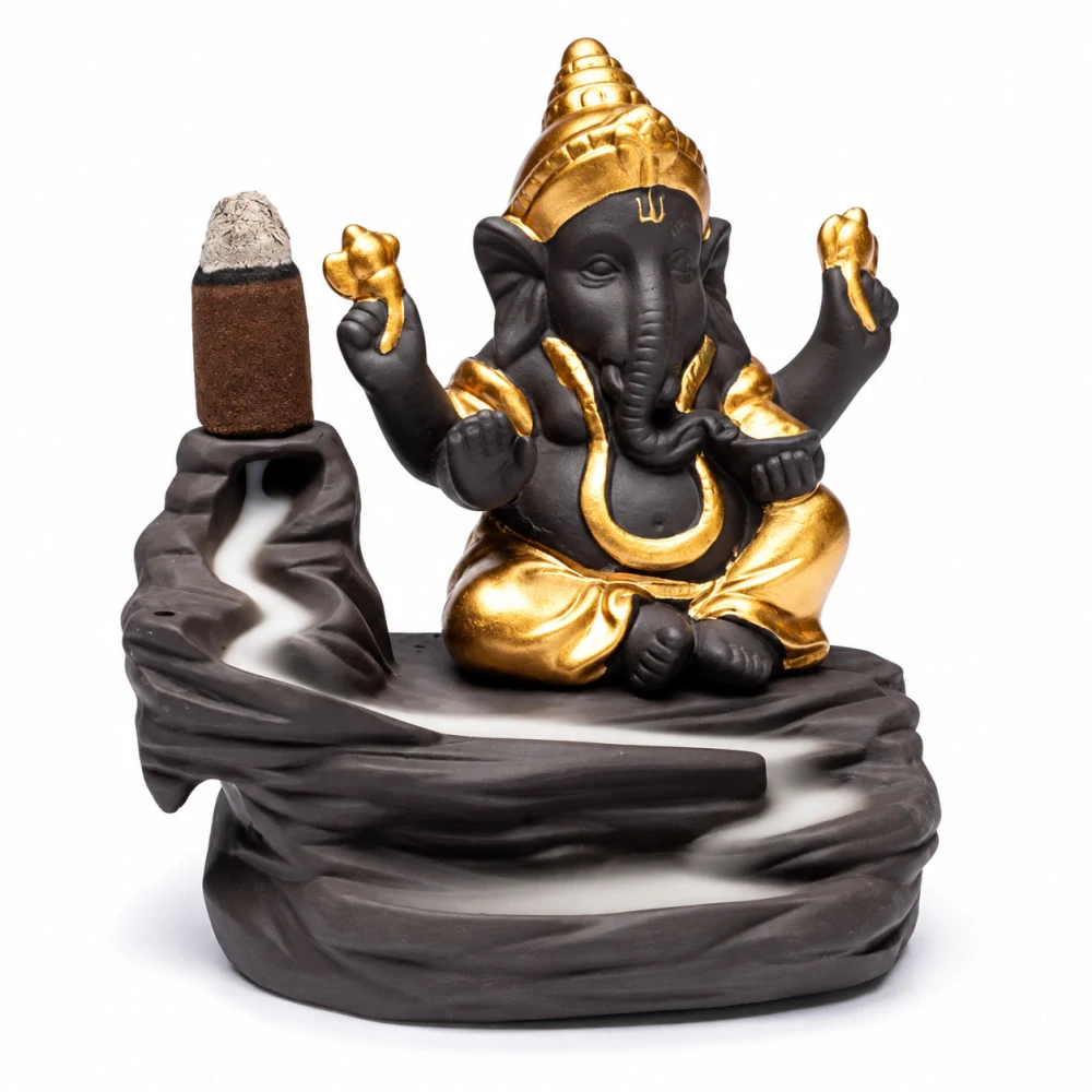 Stojánek na jehlánky Tekoucí dým Ganesha
