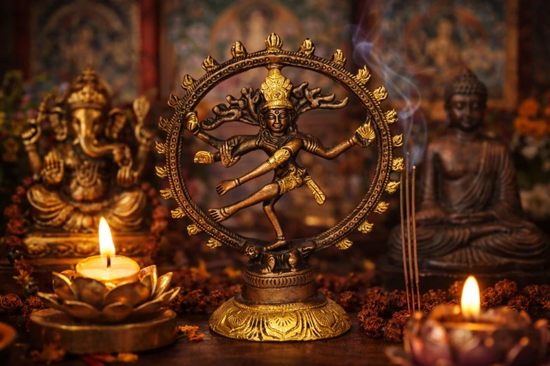 Shiva Nataraja, kov 13cm