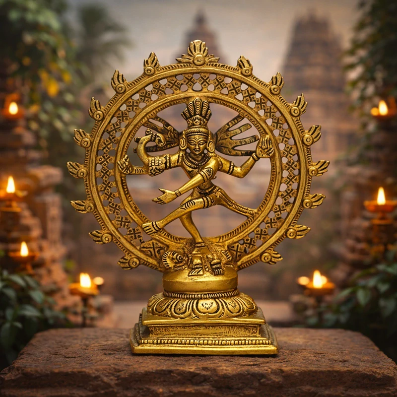Shiva Nataraja kov, 15cm