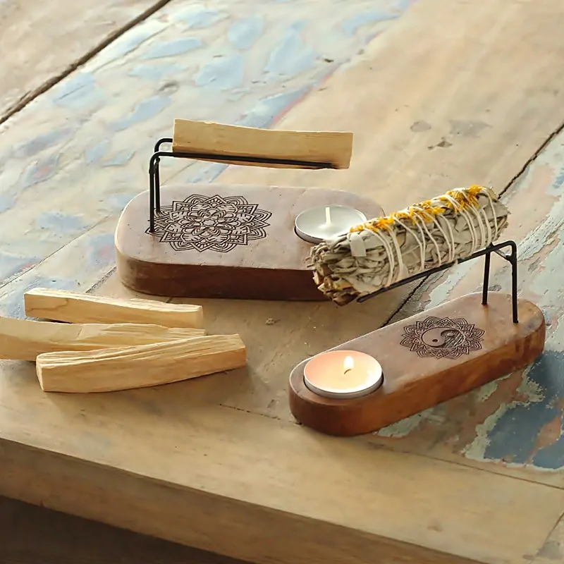 Stojan na Palo Santo Mandala