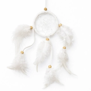 Lapač snů 6cm bílý