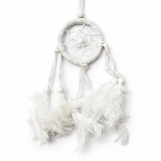 Lapač snů 6cm, bílý