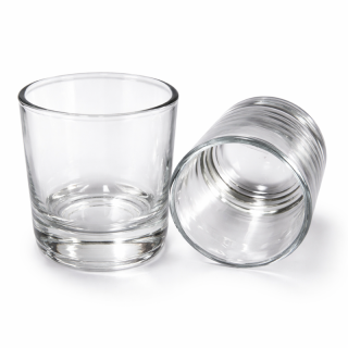 Skleněný kalíšek na svíčky, 6cm