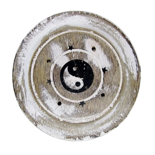 Stojánek Jin-Jang, bílá patina