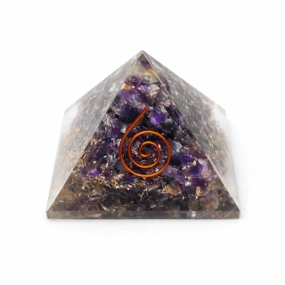 Pyramida Orgonit, ametyst 45mm