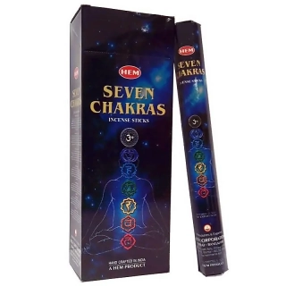 Vonné tyčinky Hem 7 Chakras 21ks
