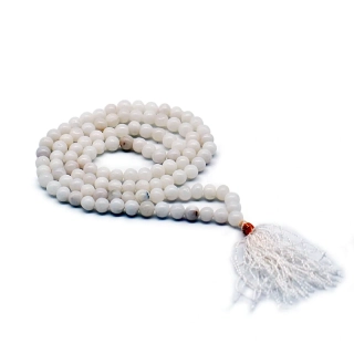 Japa Mala Bílý Křemen 8mm