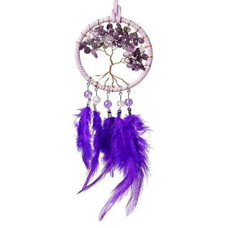 Lapač snů Strom života ametyst 8cm