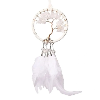 Lapač snů Strom života bílý jaspis 8cm