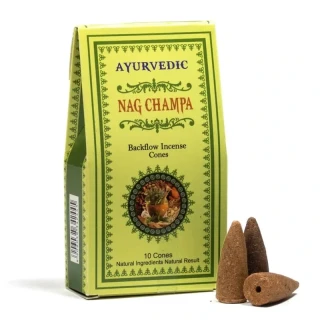 Vonné jehlánky Tekoucí dým Ayurvedic Nag Champa 30 g