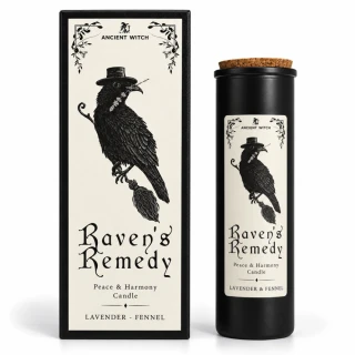 Rituální sójová svíčka Ancient Witch Havraní lék