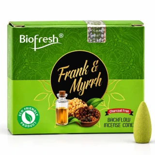 Vonné jehlánky Tekoucí dým, Biofresh Kadidlo a Myrha 40ks