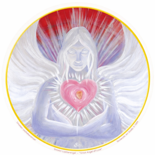 Okenní mandala Great Angel of Love 11cm