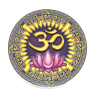 Okenní mandala Aum Namah Shivaya 11cm