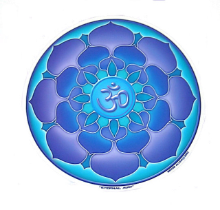 Okenní mandala Eternal Aum 11cm