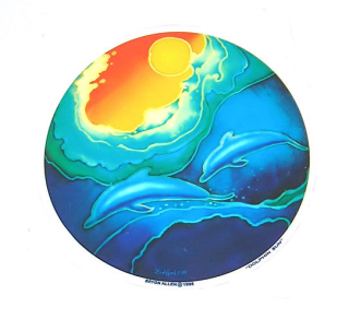 Okenní mandala Dolphin Sun 11cm