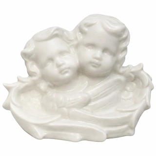 Andělé - duo, porcelán
