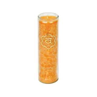 Svíce Chakra 2, sklo 21cm