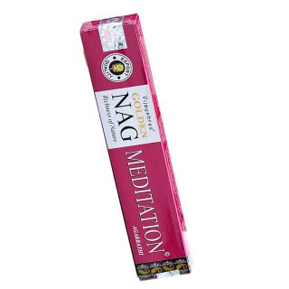Vonné tyčinky Vijayshree Golden Nag Meditation 15g