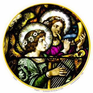 Okenní mandala Angels 11cm