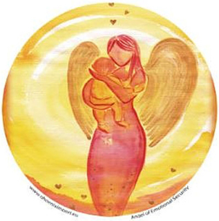 Okenní mandala Angel of Emotional Security 11cm